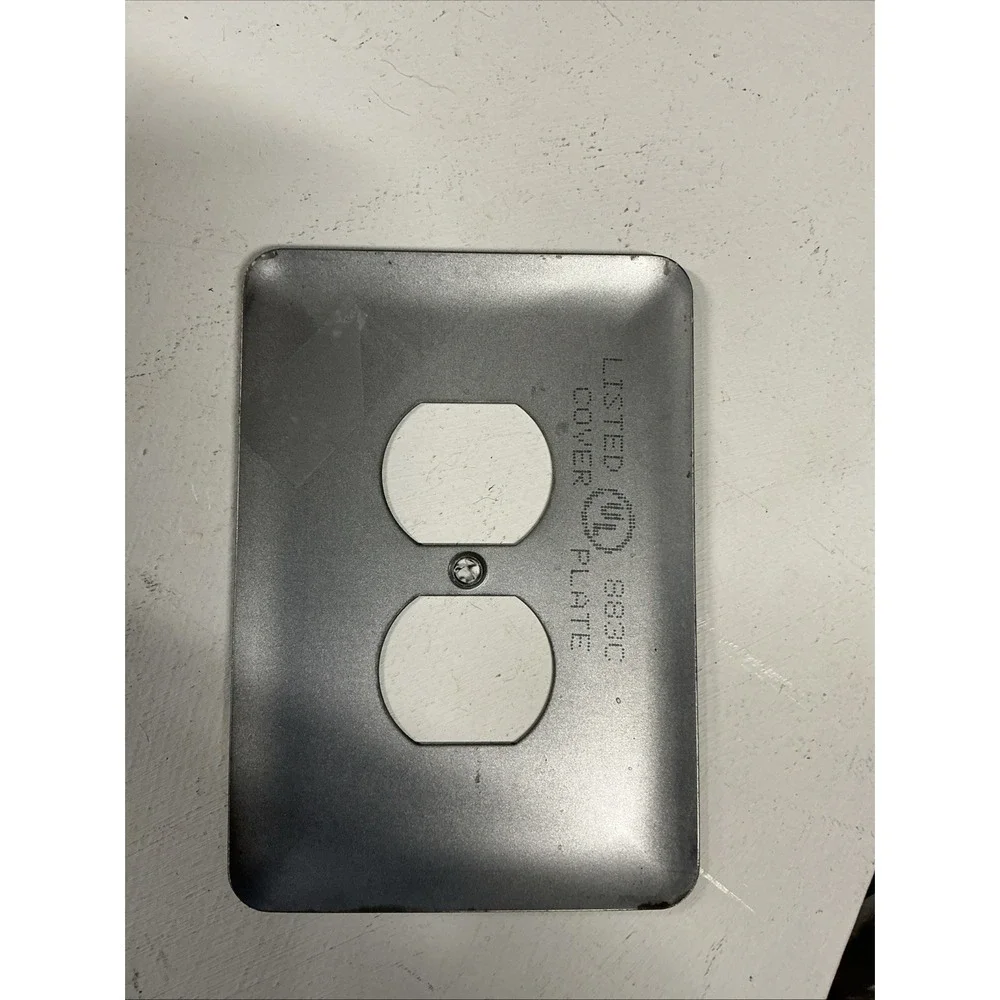 Sports Related Heavy Steel Wall Plug In Plate Cover Man Cave